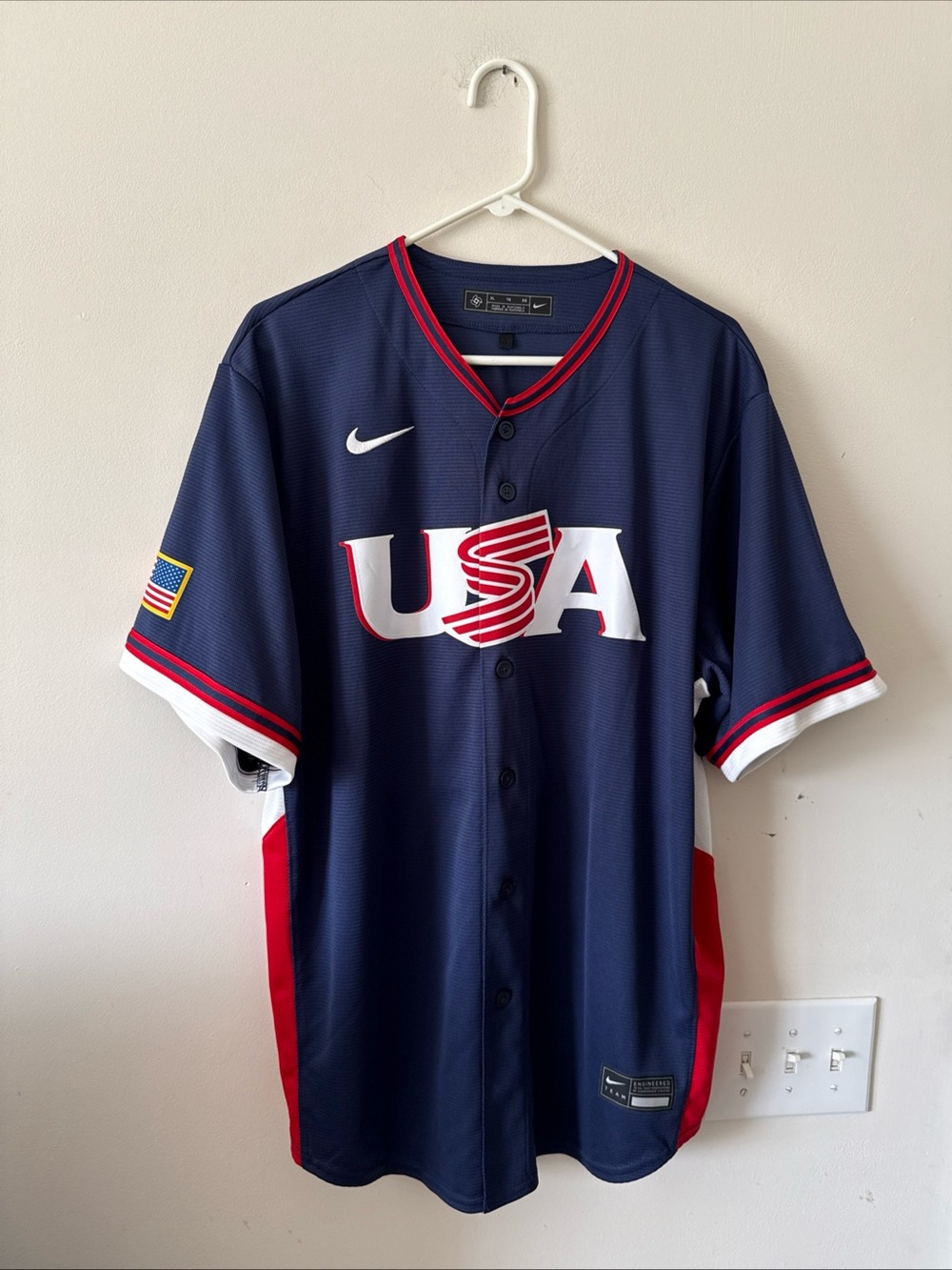 Men’s Nike Paul Skenes #30 Team USA 2026 World Baseball Classic Jersey Sz XL